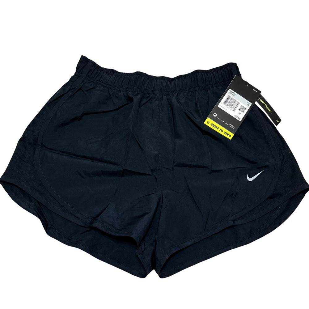 Nike Shorts Womens XS Black Dri-Fit 10/10 Running 831558-014‎ Elastic Waist NWT